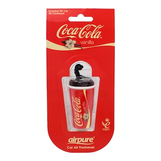 Foto 1 | Airpure, Coca-cola, Aromatizante Vaso Colgante 3d Aroma Vainilla, Cc-3d-v-864, 5.7gr.