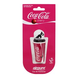Foto 1 | Airpure, Coca-cola, Aromatizante Vaso Colgante 3d Aroma Cereza, Cc-3d-c-861, 5.7gr.