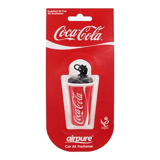 Foto 1 | Airpure, Coca-cola, Aromatizante Vaso Colgante 3d Aroma Original, Cc-3d-c-861, 5.7gr.