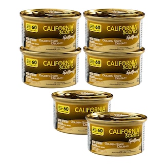 Foto 1 | 6 Aromatizantes Auto California Scents Goldenstate 60 Días Aroma