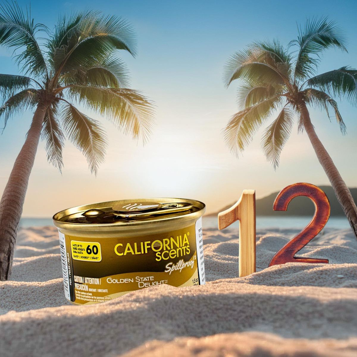 Foto 4 pulgar | 12 Aromatizantes Auto California Scents Goldenstate 60 Días Aroma