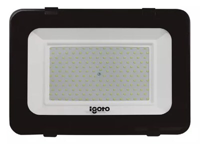 Foto 1 | Lampara Reflector Led Negro 300w 100/240v 6500k Igoto Ref300 - Blanco