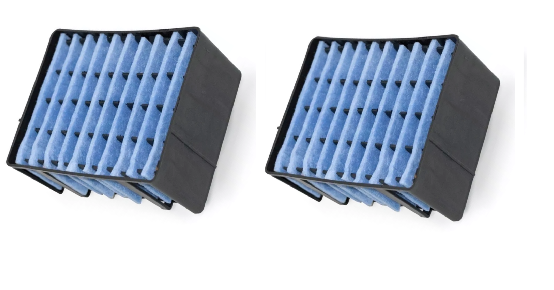 Paquete de 2 Filtros de Repuesto para Enfriador Personal Portátil AA 5.8cm