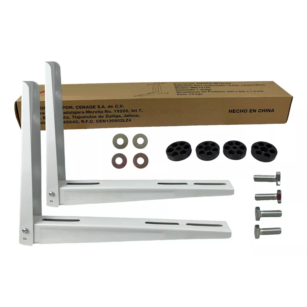 Foto 4 pulgar | Base Soporte Pared para Condensadora Universal Eo Safe Imports Blanco