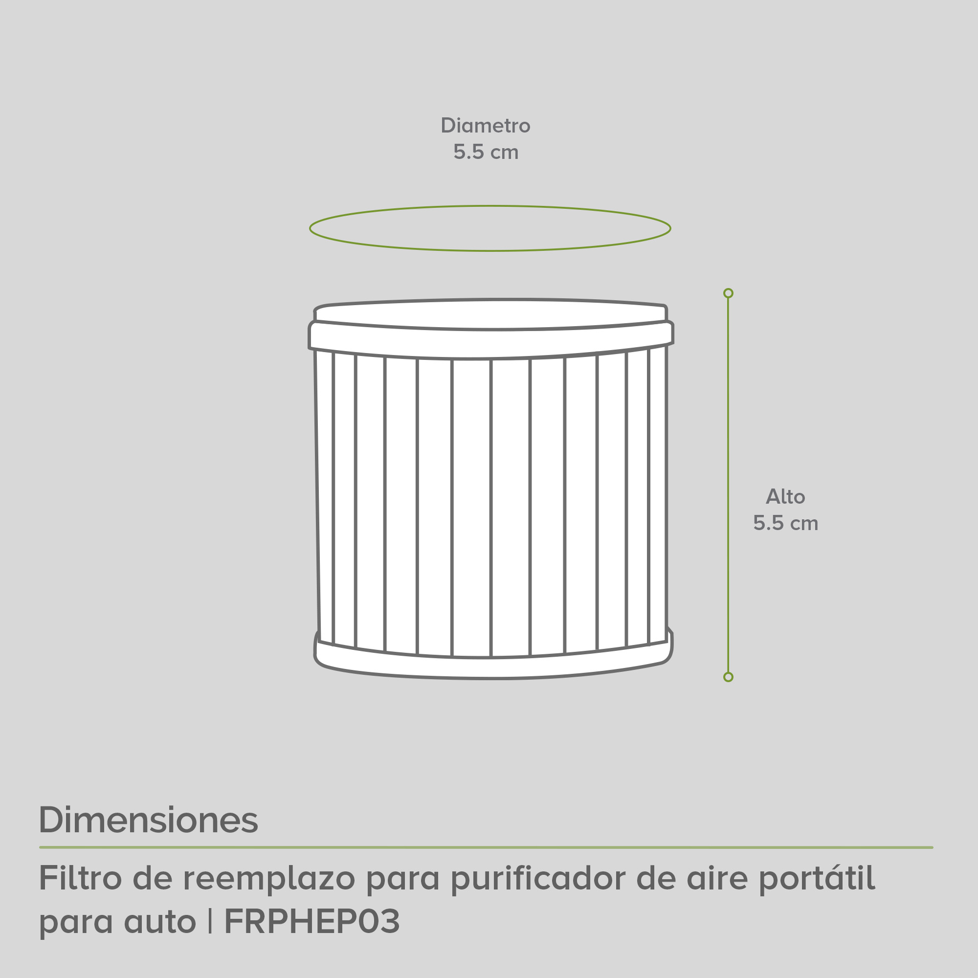 Foto 4 pulgar | Repuesto de Filtro para Purificador de Aire Avera FRPHEPA03 color Azul