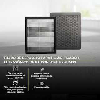 Foto 2 | Filtro Para Humidificador Ultrasónico 8 Litros Avera Frhum02 - Color Blanco