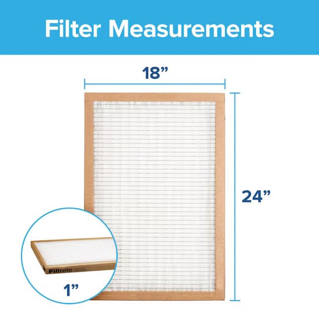 Foto 3 pulgar | Filtro De Aire Filtrete 18x24x1 Merv 5 Hvac Ac Furnace 6 Unidades - Venta Internacional.