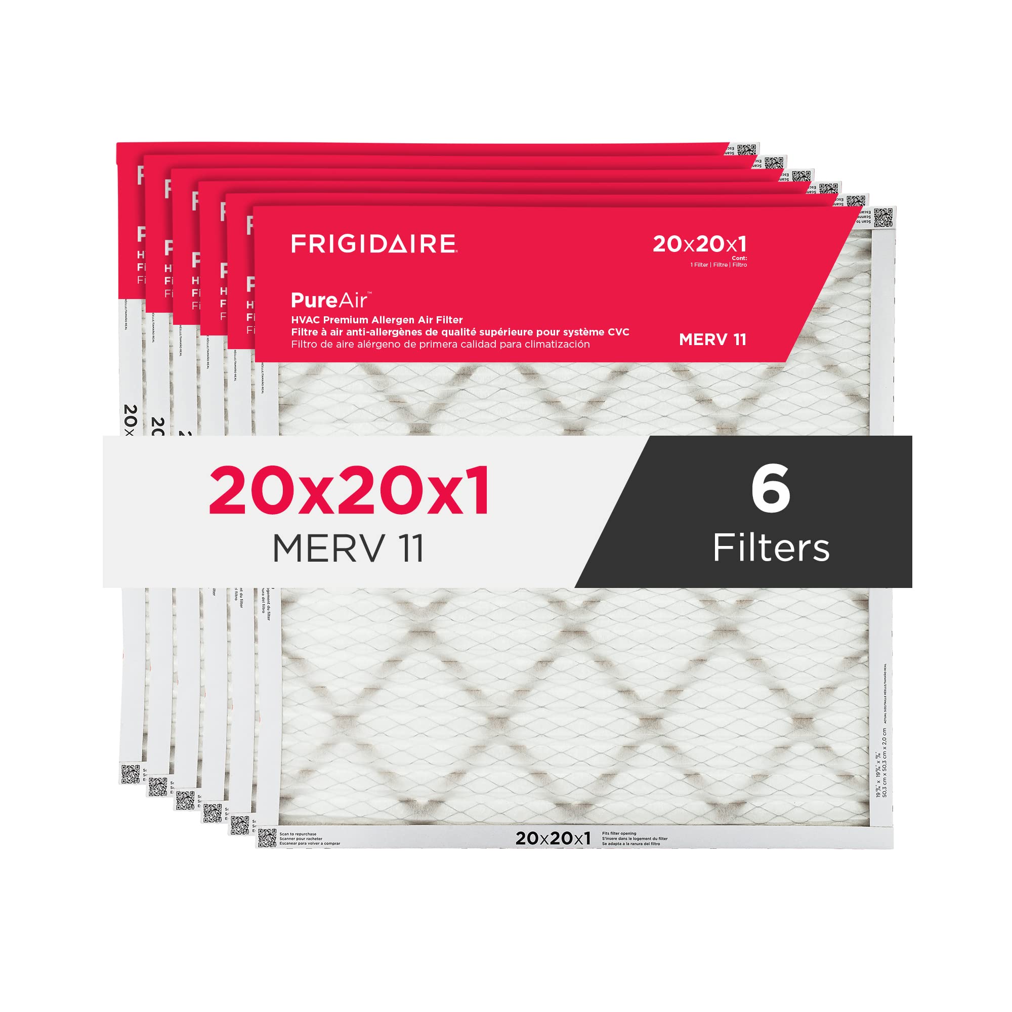 Filtro De Aire Acondicionado Frigidaire Pureair  20x20x1 Merv 11 - Venta Internacional.