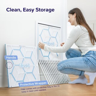 Foto 7 | Filtro De Aire Levoit Merv 11 Para Hogar Ac Hvac 16x25x1, Paquete De 2 - Venta Internacional.
