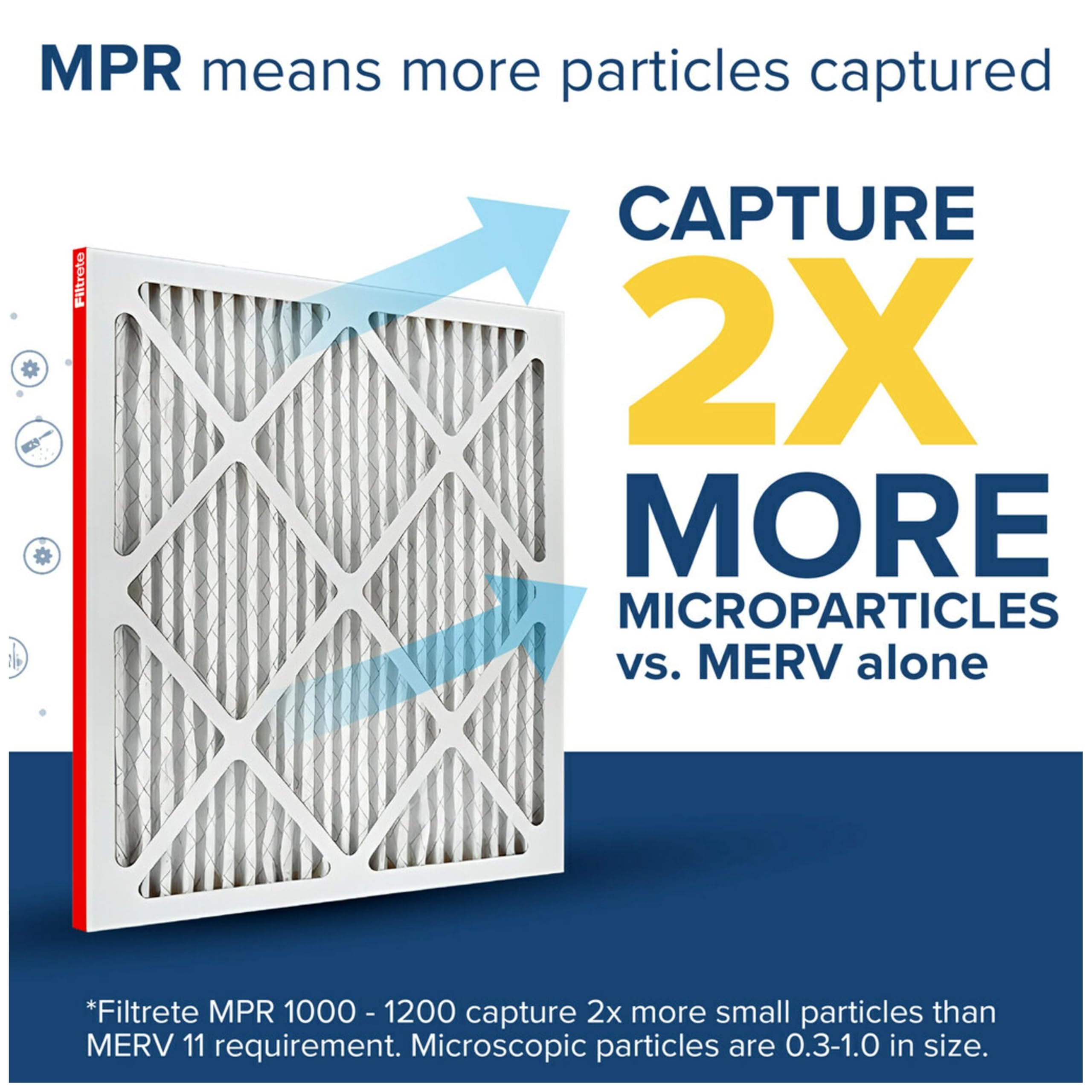 Foto 5 pulgar | Filtro De Aire Filtrete Ac Furnace Merv 11 Mpr 1000 25x25x1 4pk - Venta Internacional.