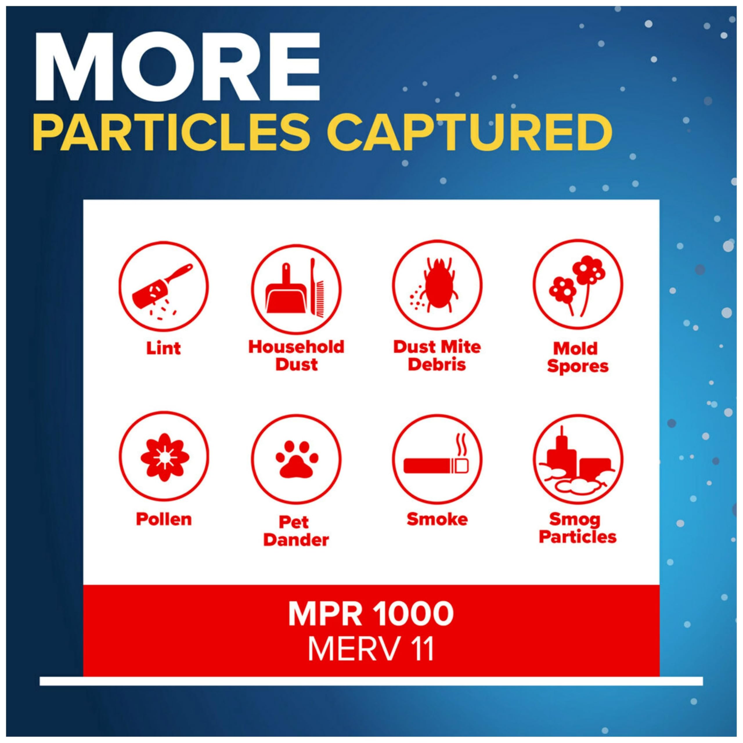 Foto 6 pulgar | Filtro De Aire Filtrete Ac Furnace Merv 11 Mpr 1000 25x25x1 4pk - Venta Internacional.