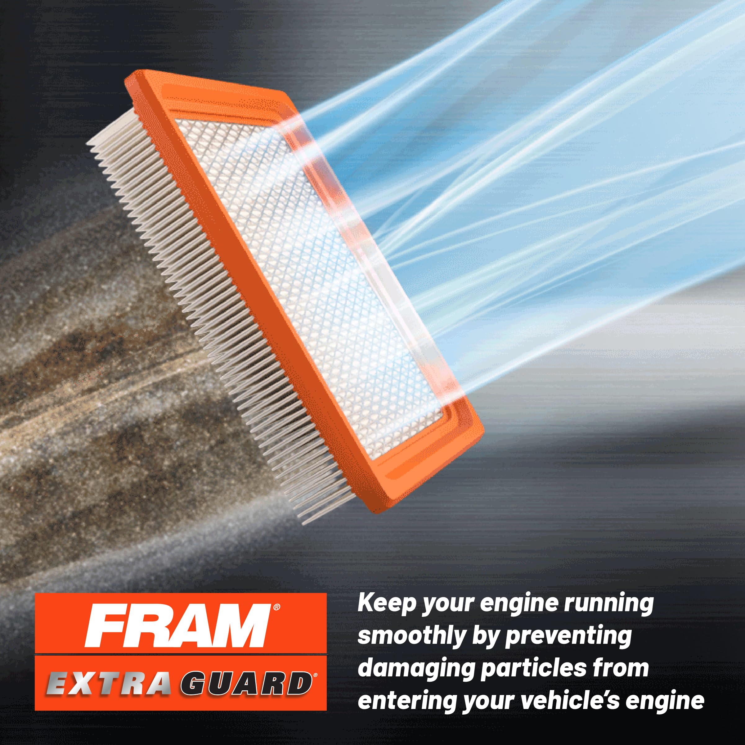 Foto 6 pulgar | Reemplazo Del Filtro De Aire Del Motor Fram Extra Guard Ca12051 - Venta Internacional.