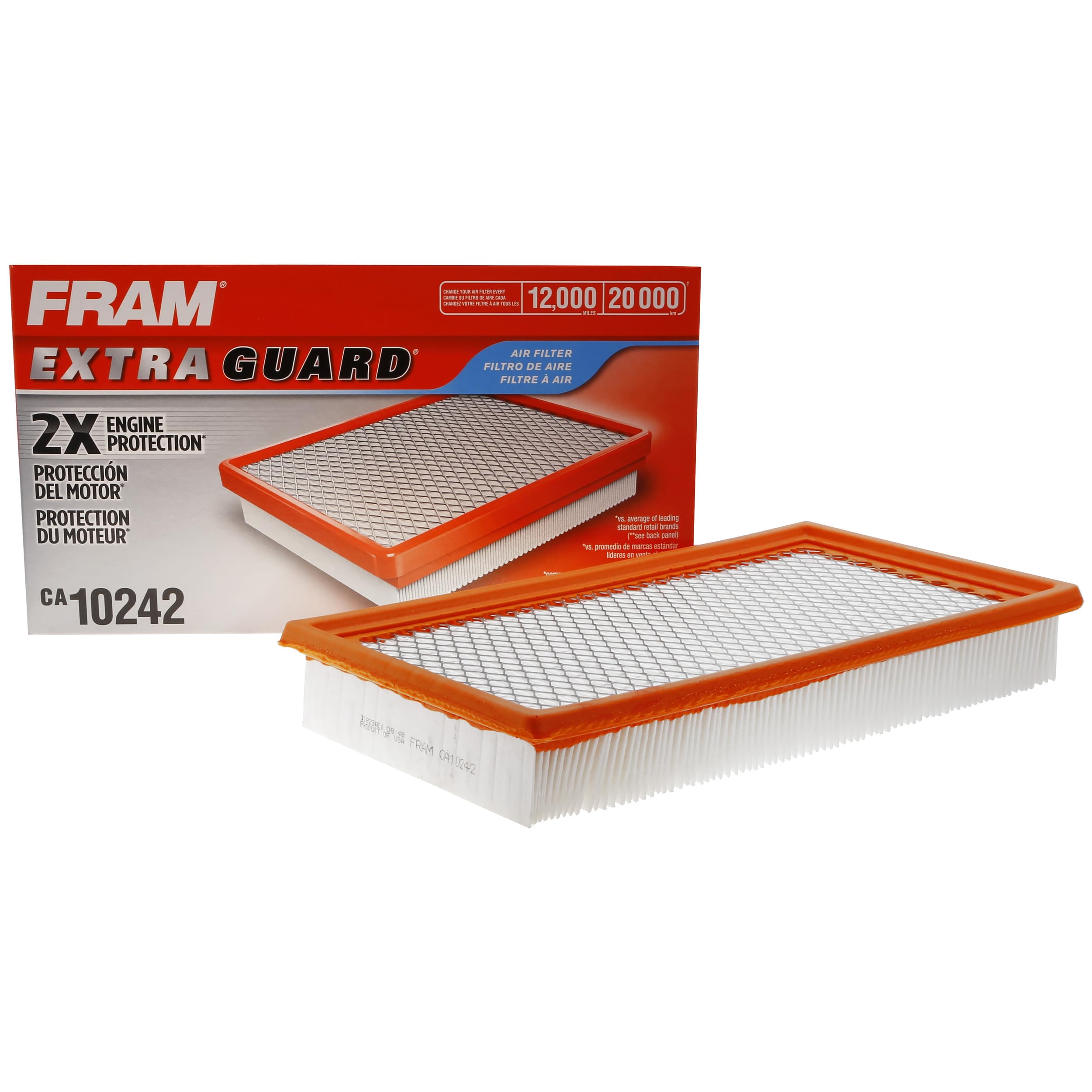 Foto 2 pulgar | Filtro De Aire De Motor Fram Extra Guard Ca10242 Para Ford, Mazda - Venta Internacional.