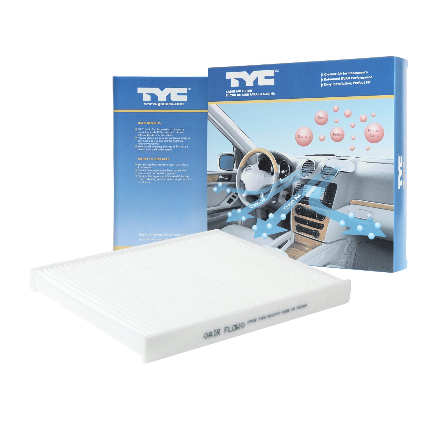 Foto 2 pulgar | Filtro De Aire De Cabina Tyc 800171p Compatible Con Bmw - Venta Internacional.