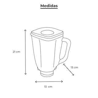 Foto 2 | Vaso para Licuadora Oster de 1.25 L