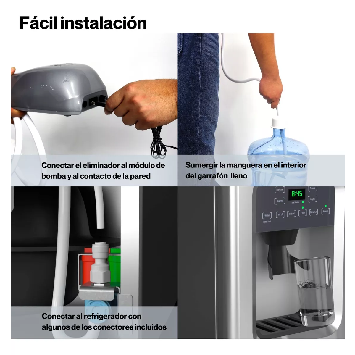 Foto 4 pulgar | Bomba Para Dispensador Agua Y Hielo Refrigerador Eo Safe Imports Esi-9415 Multicolor