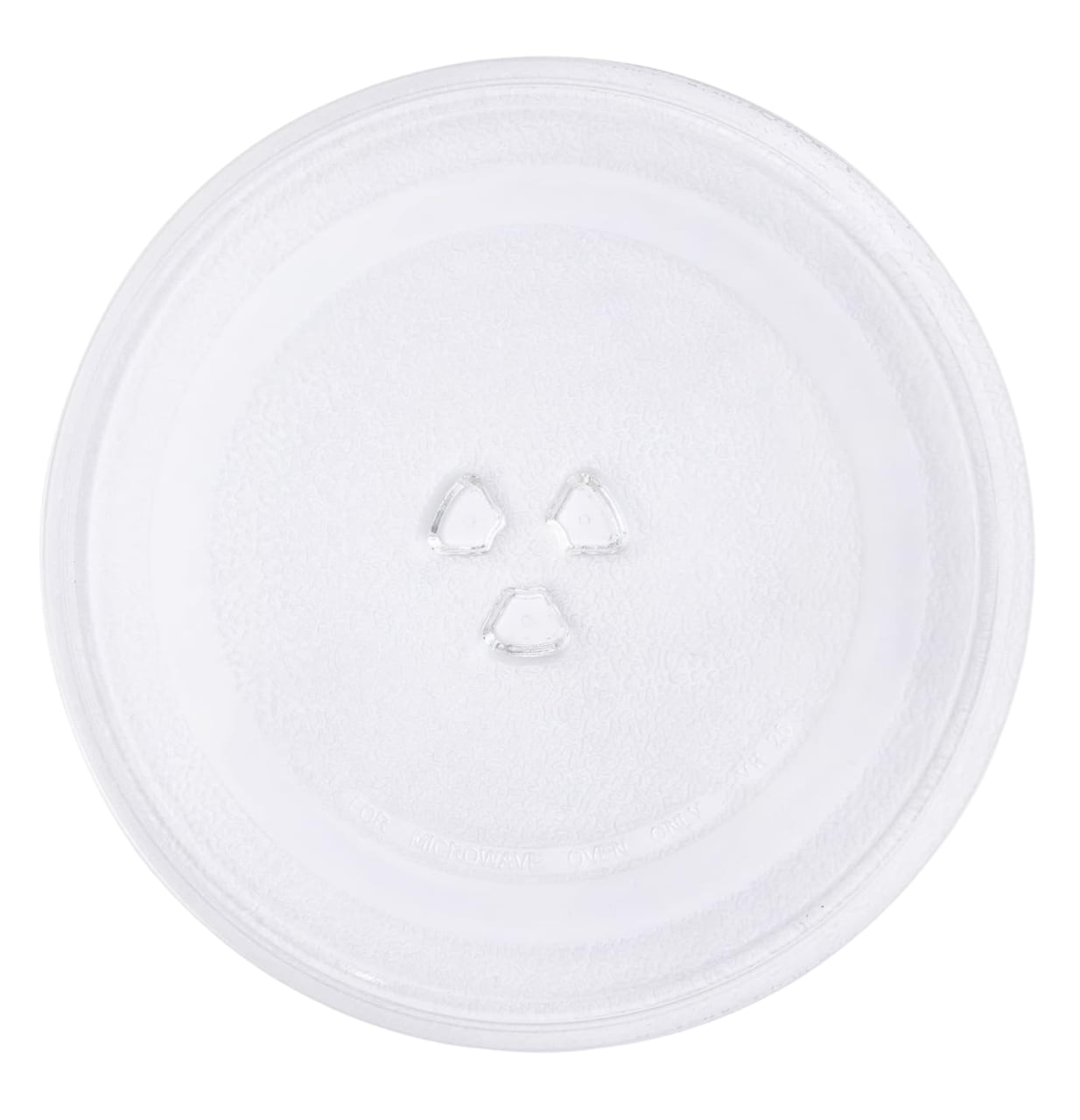 Plato para Microondas 28.5 cm de Diámetro con Base de Trébol Transparente $890