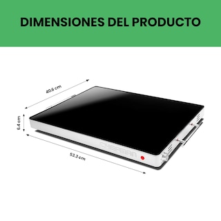 Foto 8 | Chefman - Bandeja De Calentamiento De Vidrio Tamaño Familiar Xl
