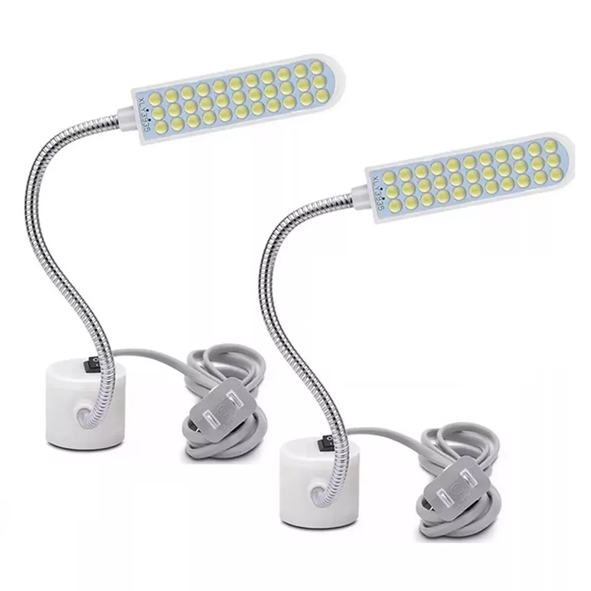 Lámpara de Luz Magnétic para Maquina de Coser Eo Safe Imports Esi-14699 Blanca 2 piezas