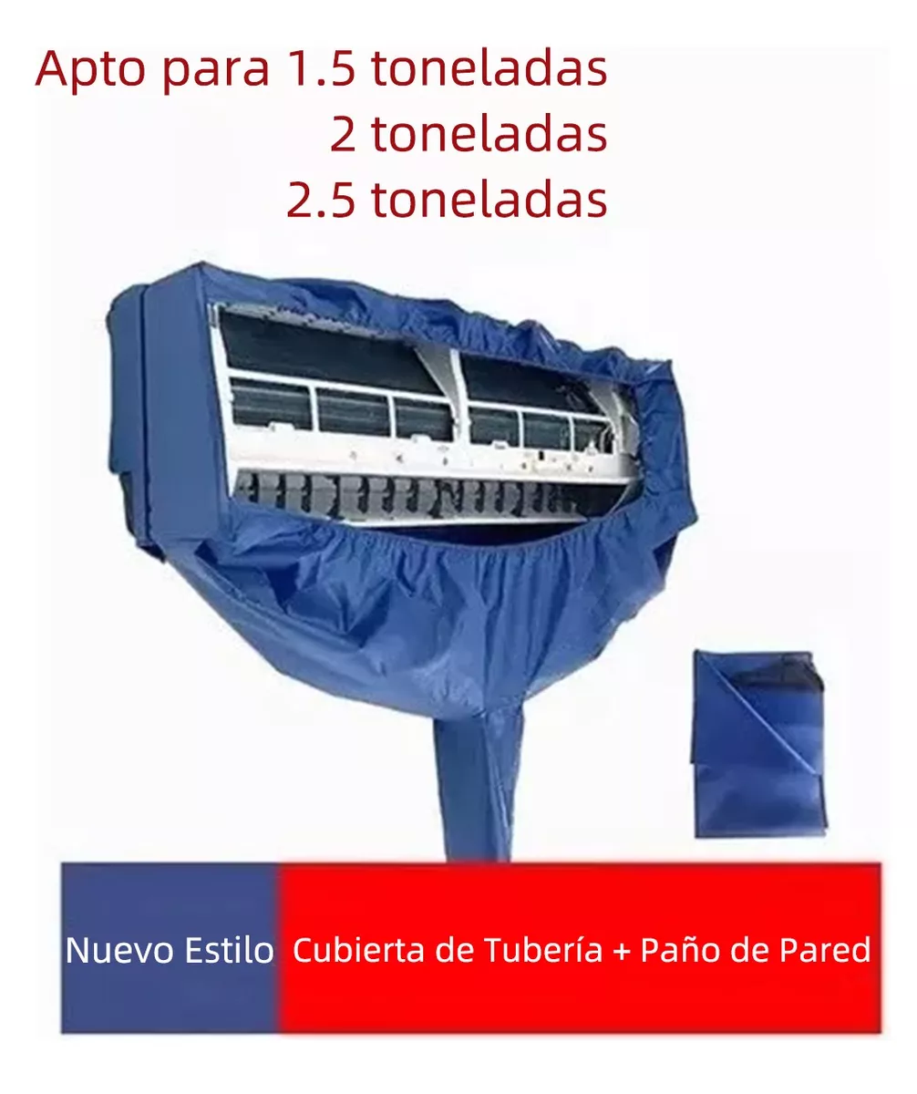 Foto 4 pulgar | Bolsa Mantenimiento Impermeable Para Minisplit De 1-2.5 Ton Azul