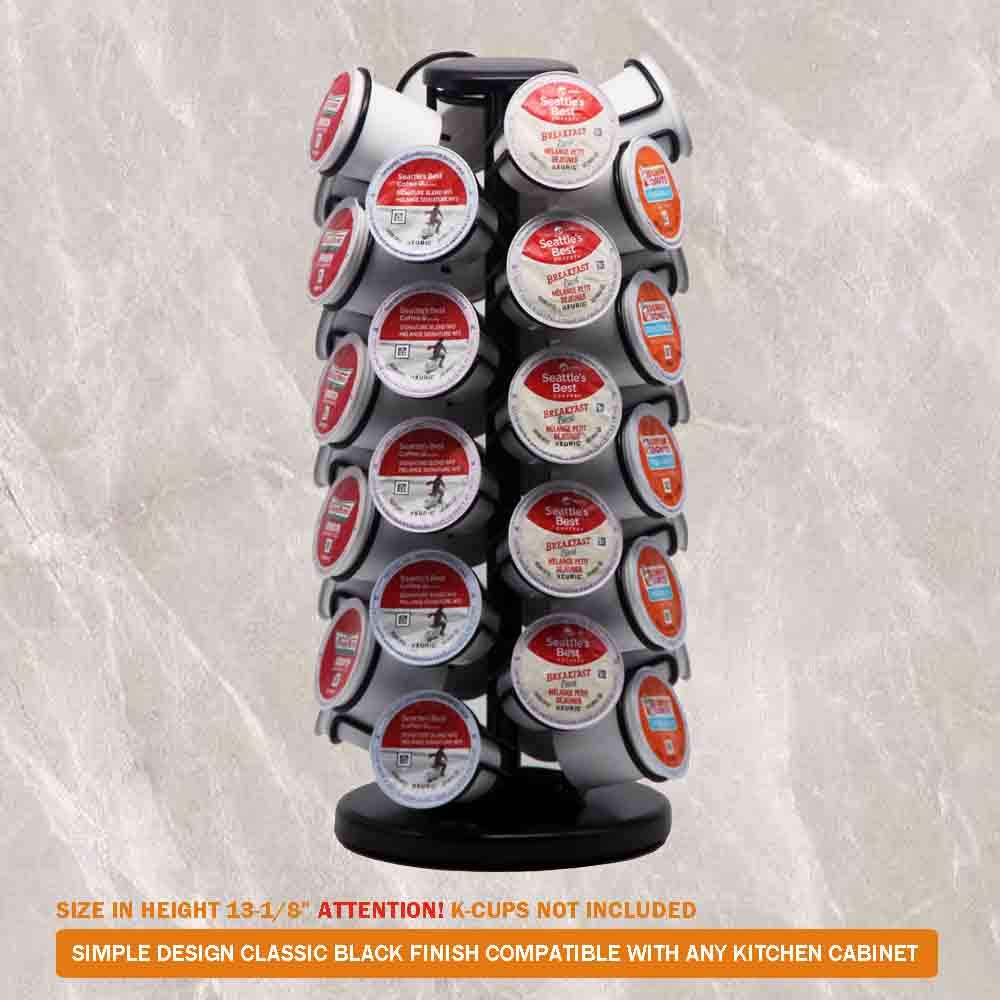 Foto 6 pulgar | Soporte Organizador de Almacenamiento Para Cápsulas De Café Negro 40 Cápsulas - Venta Internacional