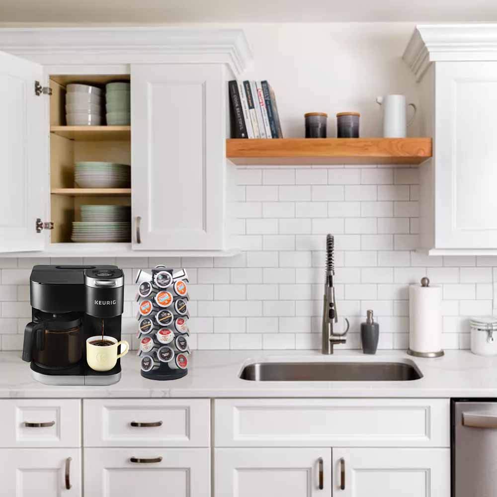 Foto 8 pulgar | Soporte Organizador de Almacenamiento Para Cápsulas De Café Negro 40 Cápsulas - Venta Internacional