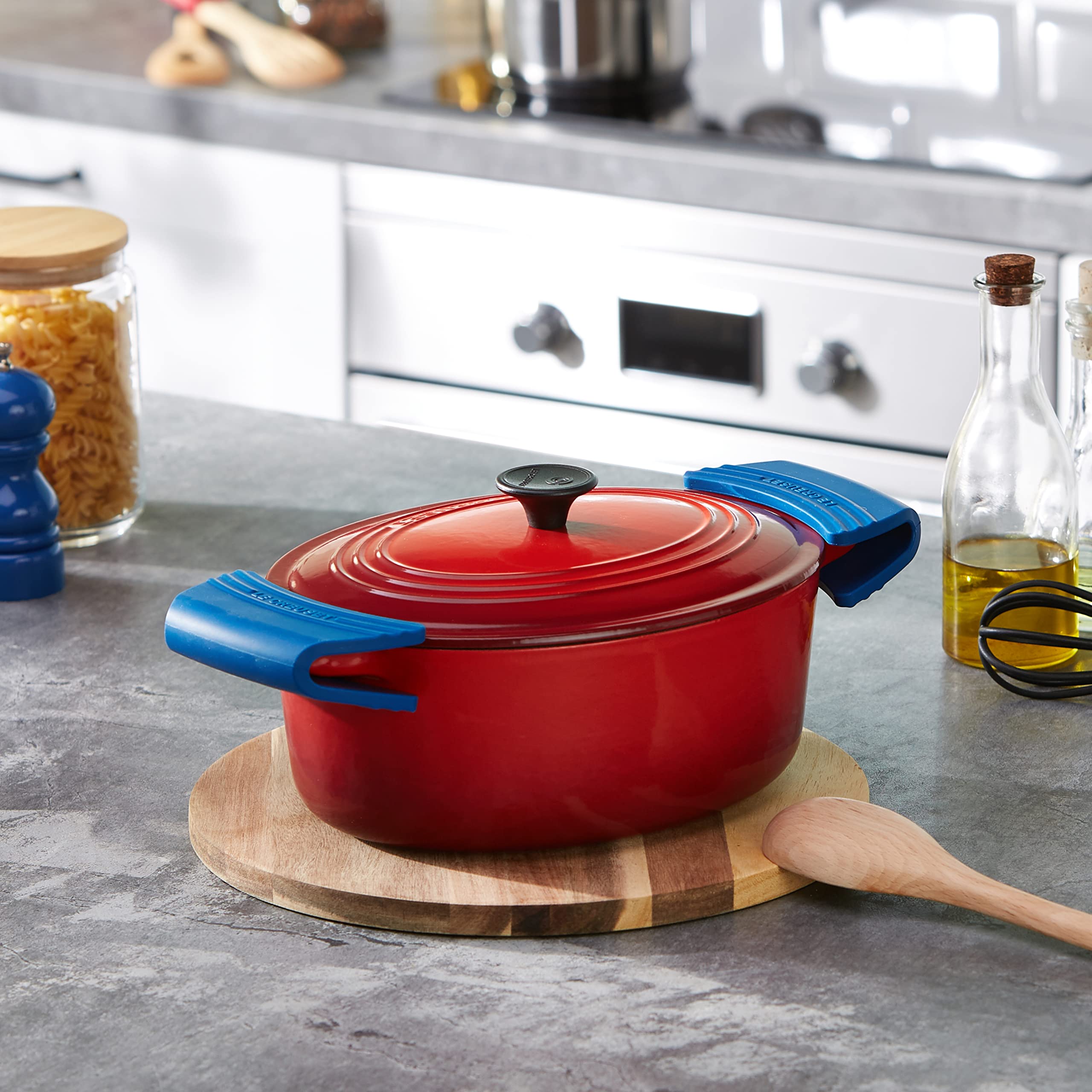 Foto 3 pulgar | Handle Grips Le Creuset, Silicona, Juego De 2 Unidades, 5 X 2,5 Cm - Venta Internacional.