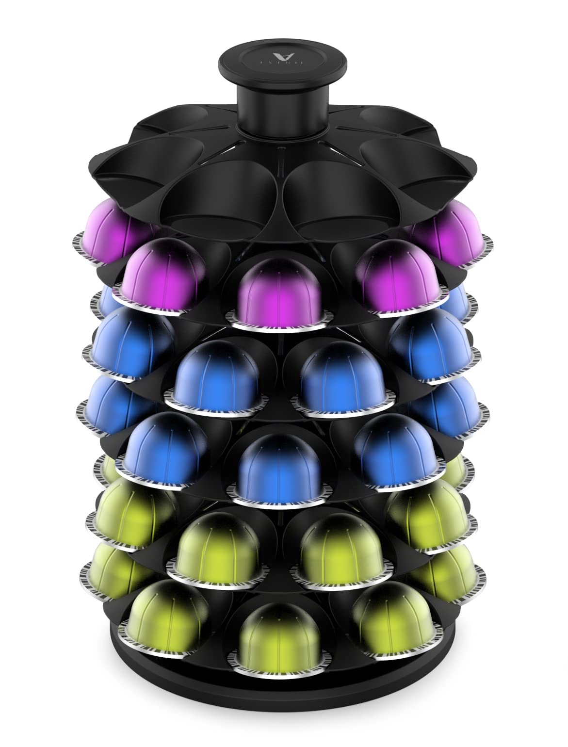Foto 4 pulgar | Soporte Organizador Para Cápsulas De Café Carrusel Everie Nespresso Vertuoline, 48 Cápsulas - Venta Internacional.