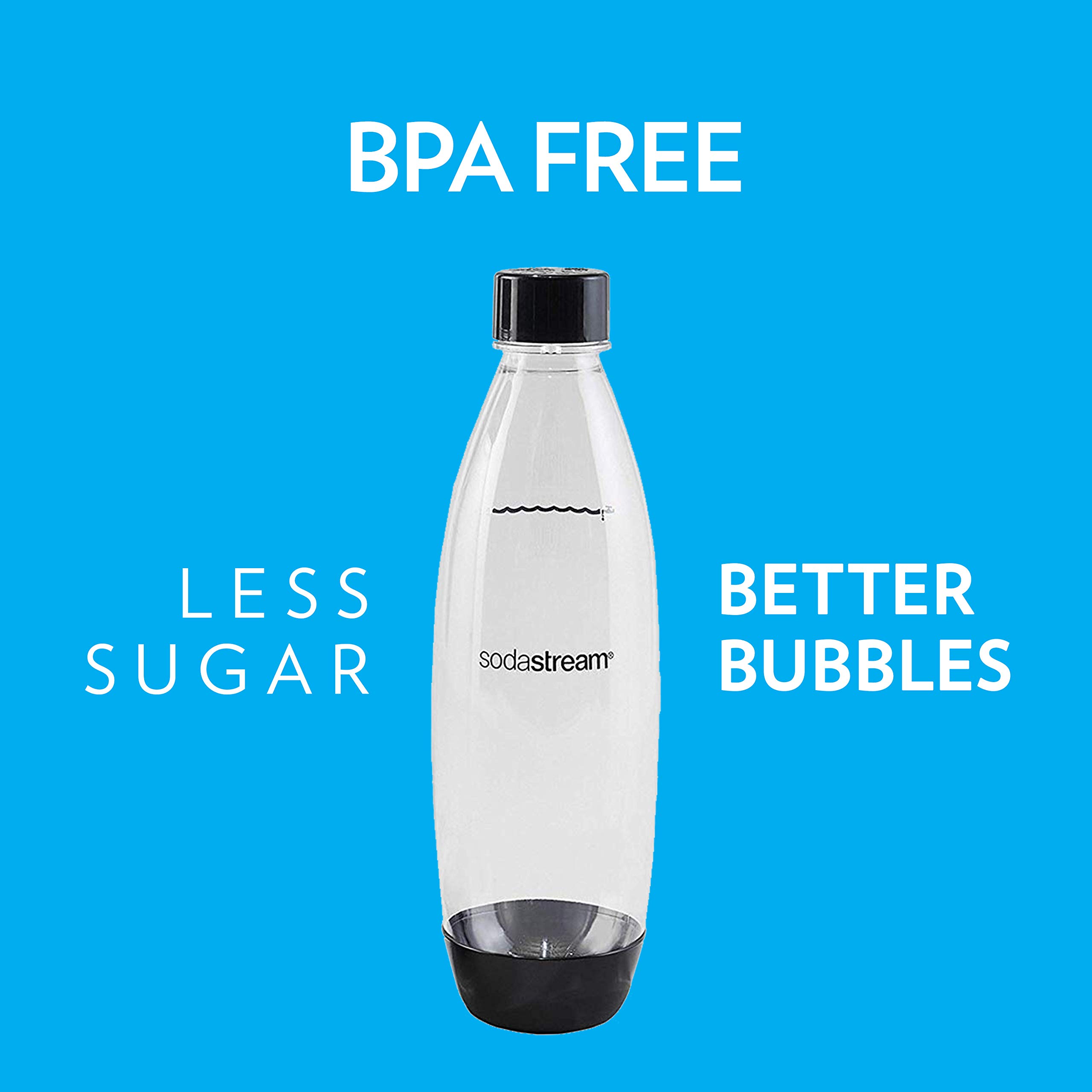 Foto 5 pulgar | Botellas De Carbonatación Sodastream Slim, 1 Litro, Paquete De 2, Negras - Venta Internacional.
