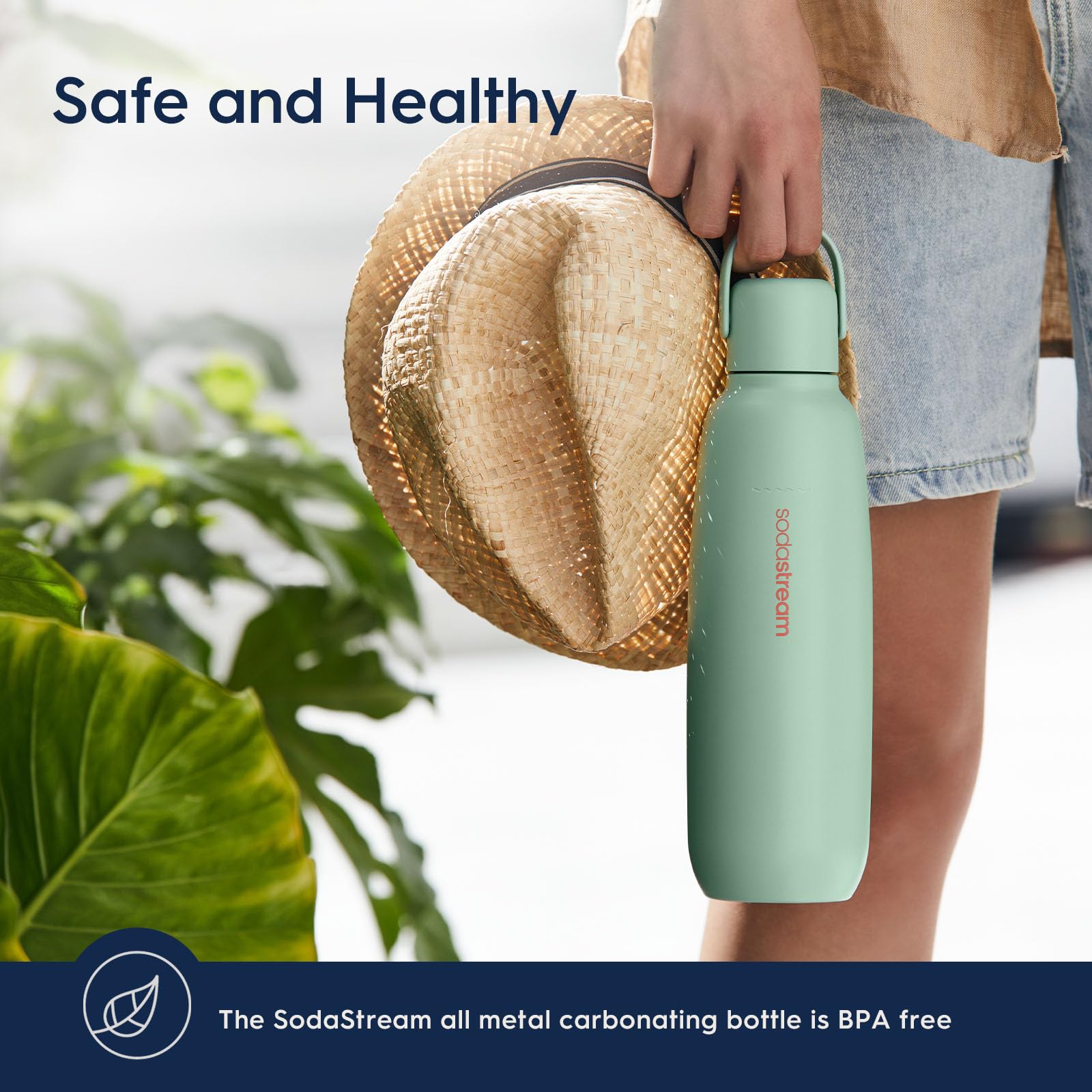 Foto 7 pulgar | Botella De Agua Sodastream Fizz & Go Cool De Acero Inoxidable De 900 Ml - Venta Internacional.
