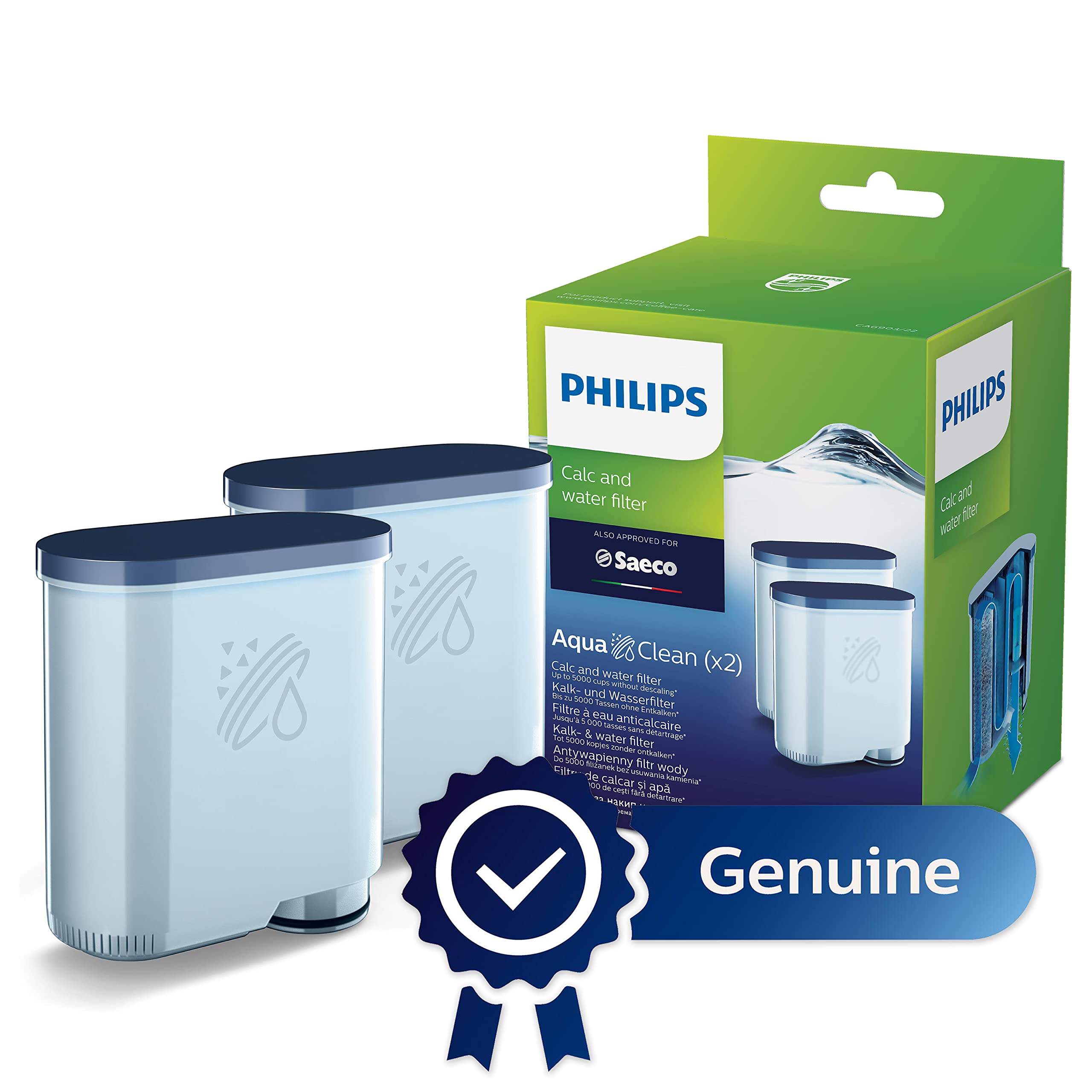 Foto 3 pulgar | Filtro De Agua Philips Aquaclean Original Calc 5000 Tazas - Venta Internacional.