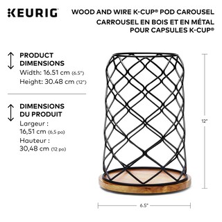 Foto 3 | Soporte para Cápsulas de Café Keurig K-cup Whirl Carousel 49 Cápsulas - Venta Internacional