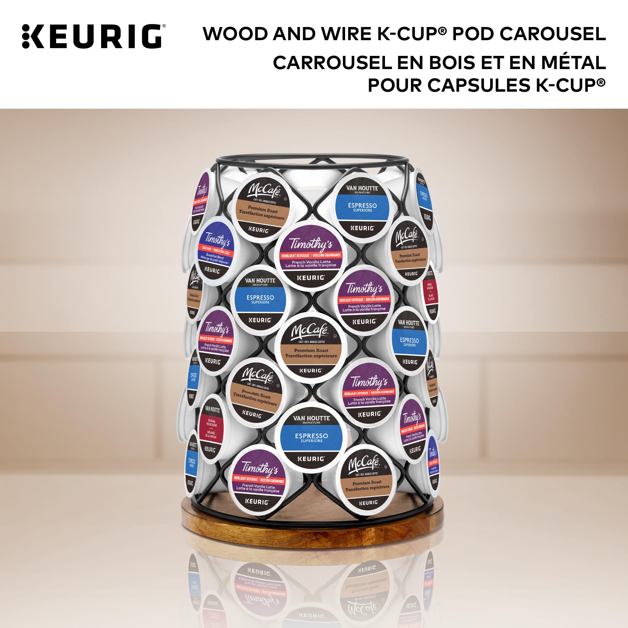 Foto 5 pulgar | Soporte para Cápsulas de Café Keurig K-cup Whirl Carousel 49 Cápsulas - Venta Internacional