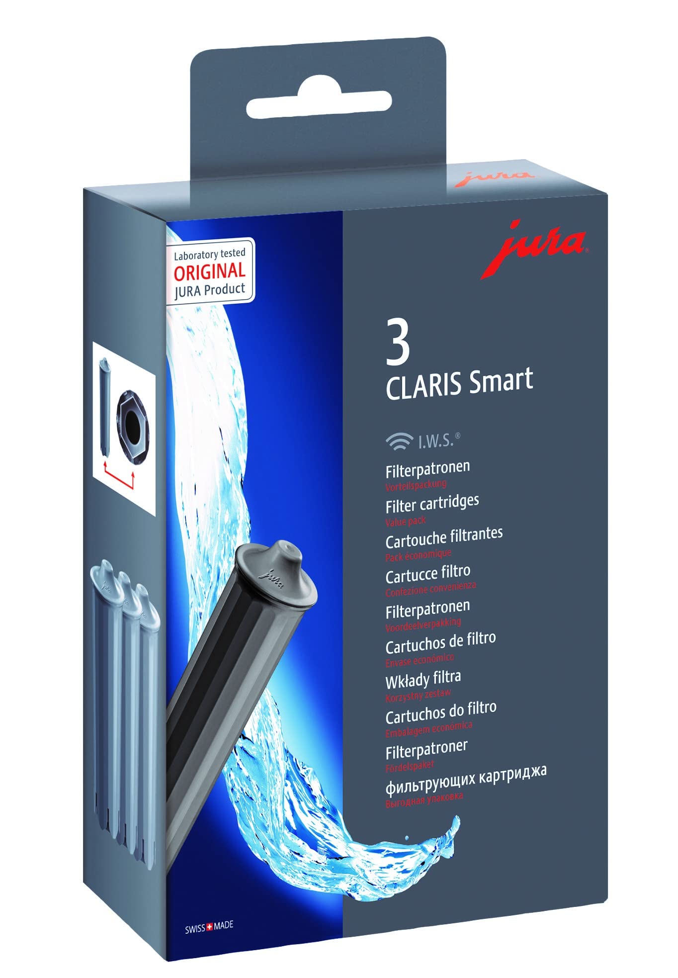 Foto 2 pulgar | Cartucho De Filtro Jura Claris Smart 71794, 3 Piezas, Gris - Venta Internacional.