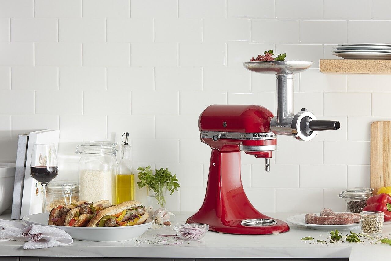 Foto 2 | Accesorio Para Molinillo De Alimentos Kitchenaid Ksmmga De Metal Plateado - Venta Internacional.