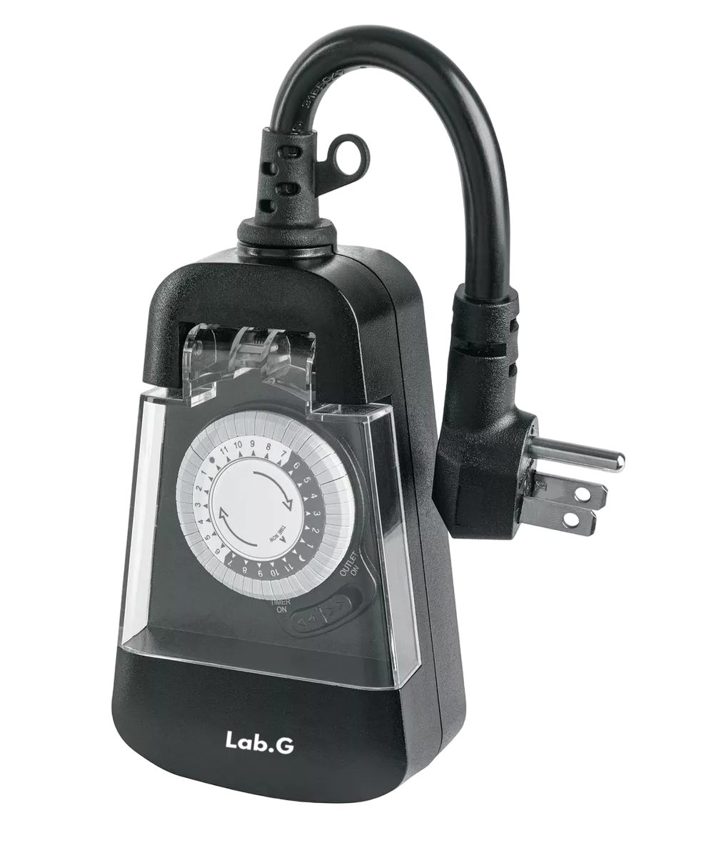 Foto 2 pulgar | Temporizador Analógico Para Uso En Exteriores Negro