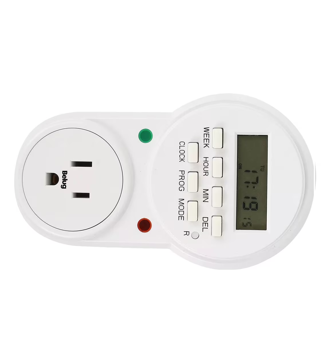 Foto 4 pulgar | Temporizador Digital Con 8 Eventos Programables 15a 1875w, Belug  Blanco