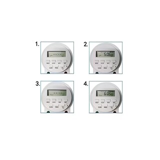 Foto 4 | Temporizador Digital Con 8 Eventos Programables 15a 1875w, Belug Blanco