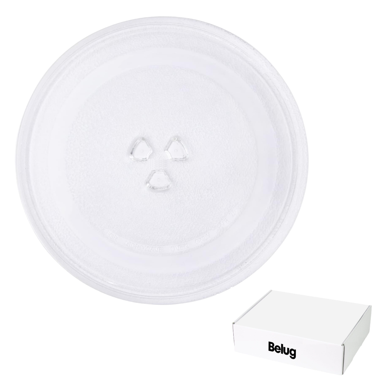 Foto 1 | Plato Para Microondas Belug 28.5 Cm De Diámetro Transparente
