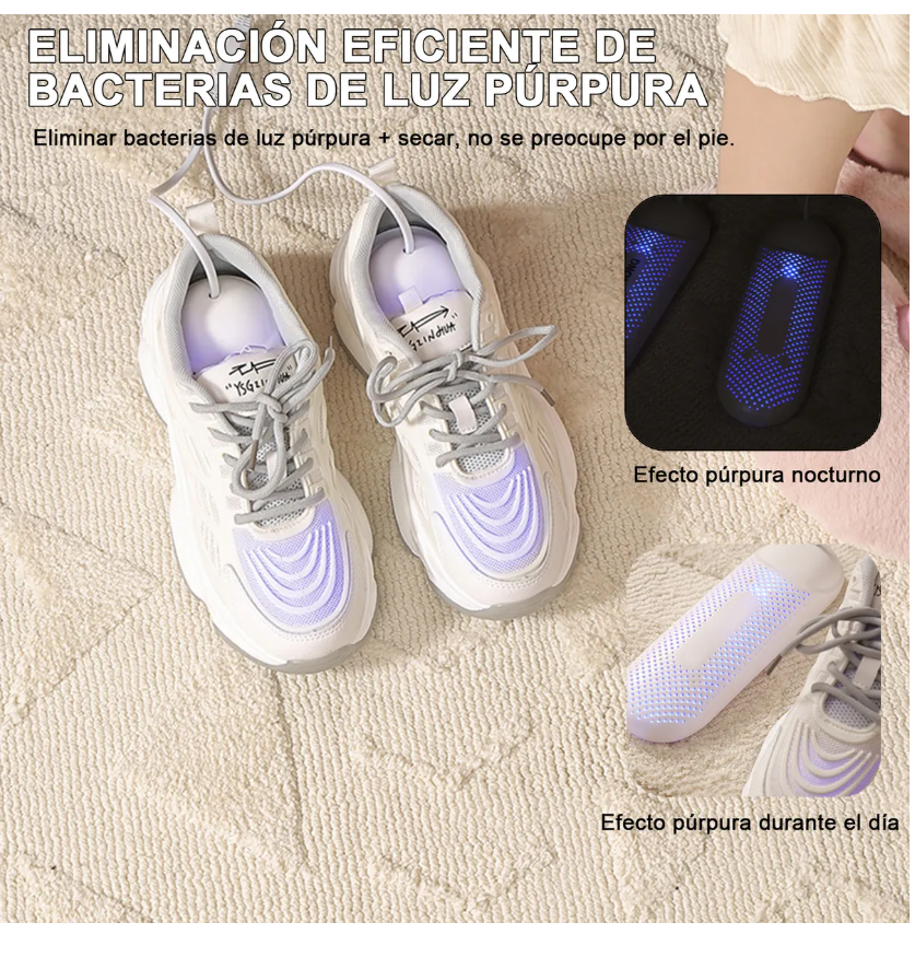 Foto 6 pulgar | Secador De Zapatos Desodorizador Tenis Para El  Esterilizado