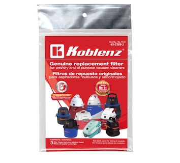 Foto 1 | Filtros de Repuesto Koblenz para Aspiradora Multiusos