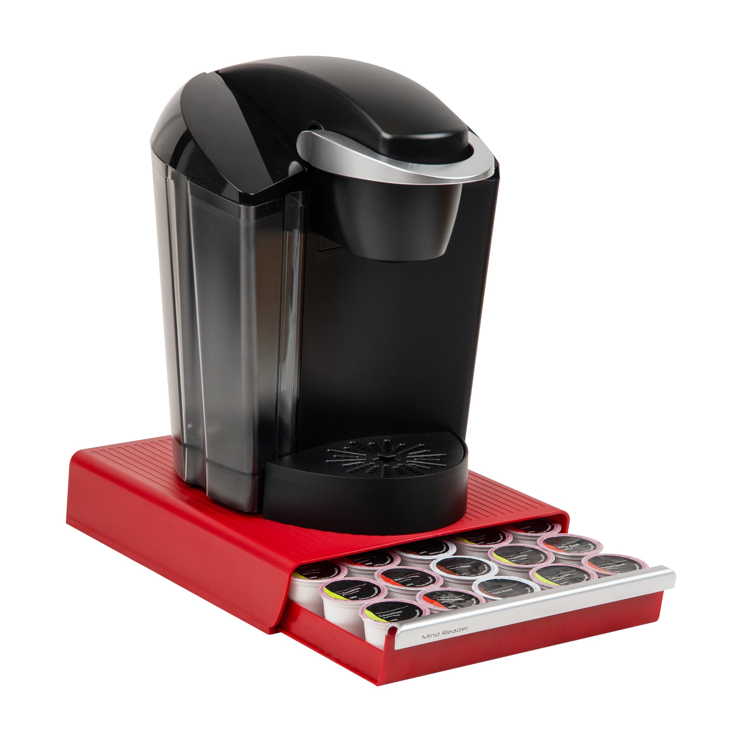 Foto 2 pulgar | Organizador Para Cajones De Café Mind Reader Con Capacidad Para 30 Cápsulas, Color Rojo - Venta Internacional.