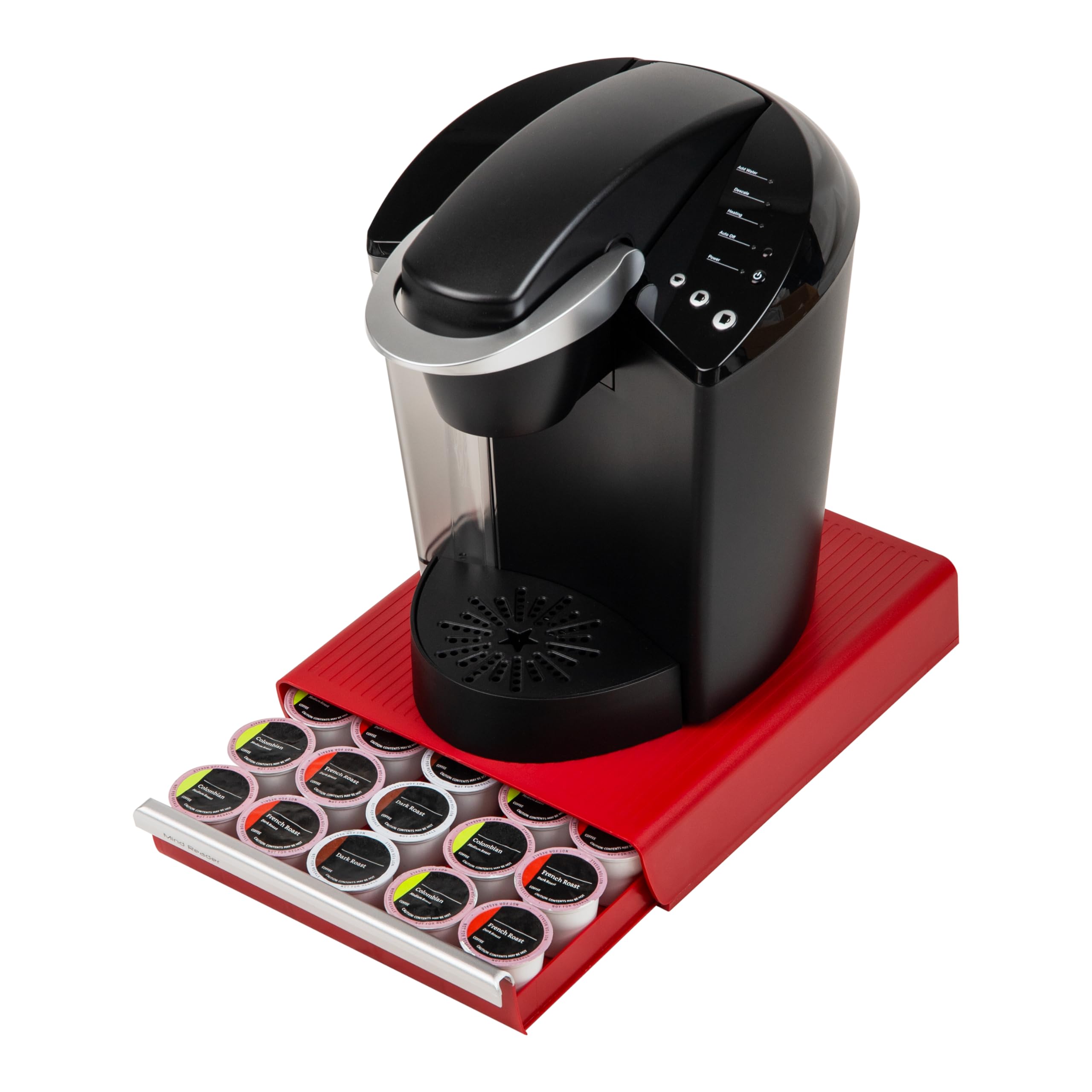 Foto 6 pulgar | Organizador Para Cajones De Café Mind Reader Con Capacidad Para 30 Cápsulas, Color Rojo - Venta Internacional.