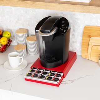 Foto 6 | Organizador Para Cajones De Café Mind Reader Con Capacidad Para 30 Cápsulas, Color Rojo - Venta Internacional.