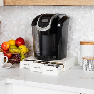 Foto 2 | Organizador De Cápsulas De Café Mind Reader Con Capacidad Para 36 Cápsulas, Color Blanco - Venta Internacional.