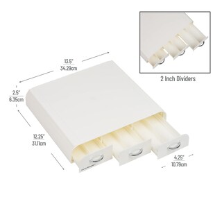 Foto 3 | Organizador De Cápsulas De Café Mind Reader Con Capacidad Para 36 Cápsulas, Color Blanco - Venta Internacional.