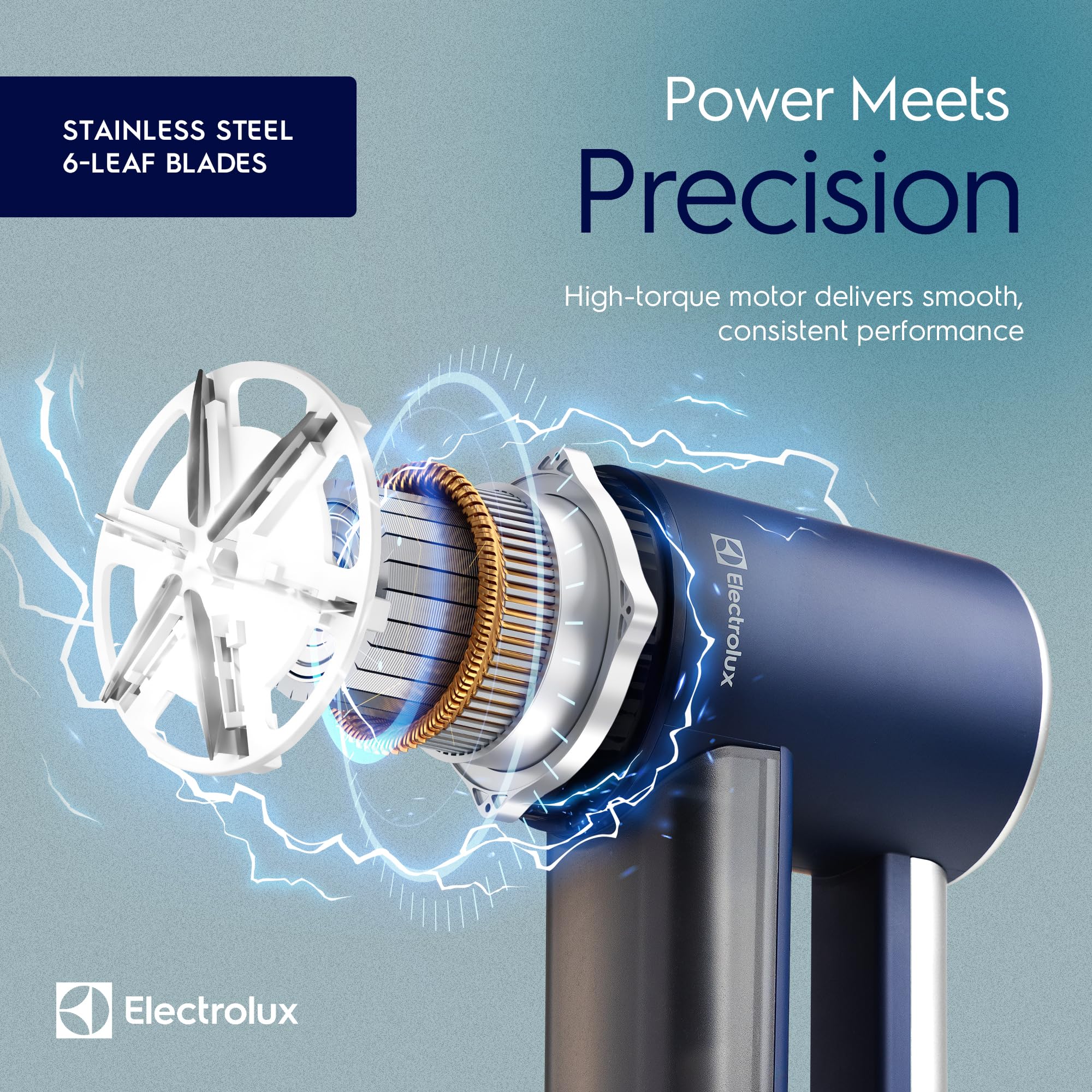 Foto 2 | Maquinilla De Afeitar De Tela Recargable Electrolux Para Quitar Pelusa, Color Azul - Venta Internacional.