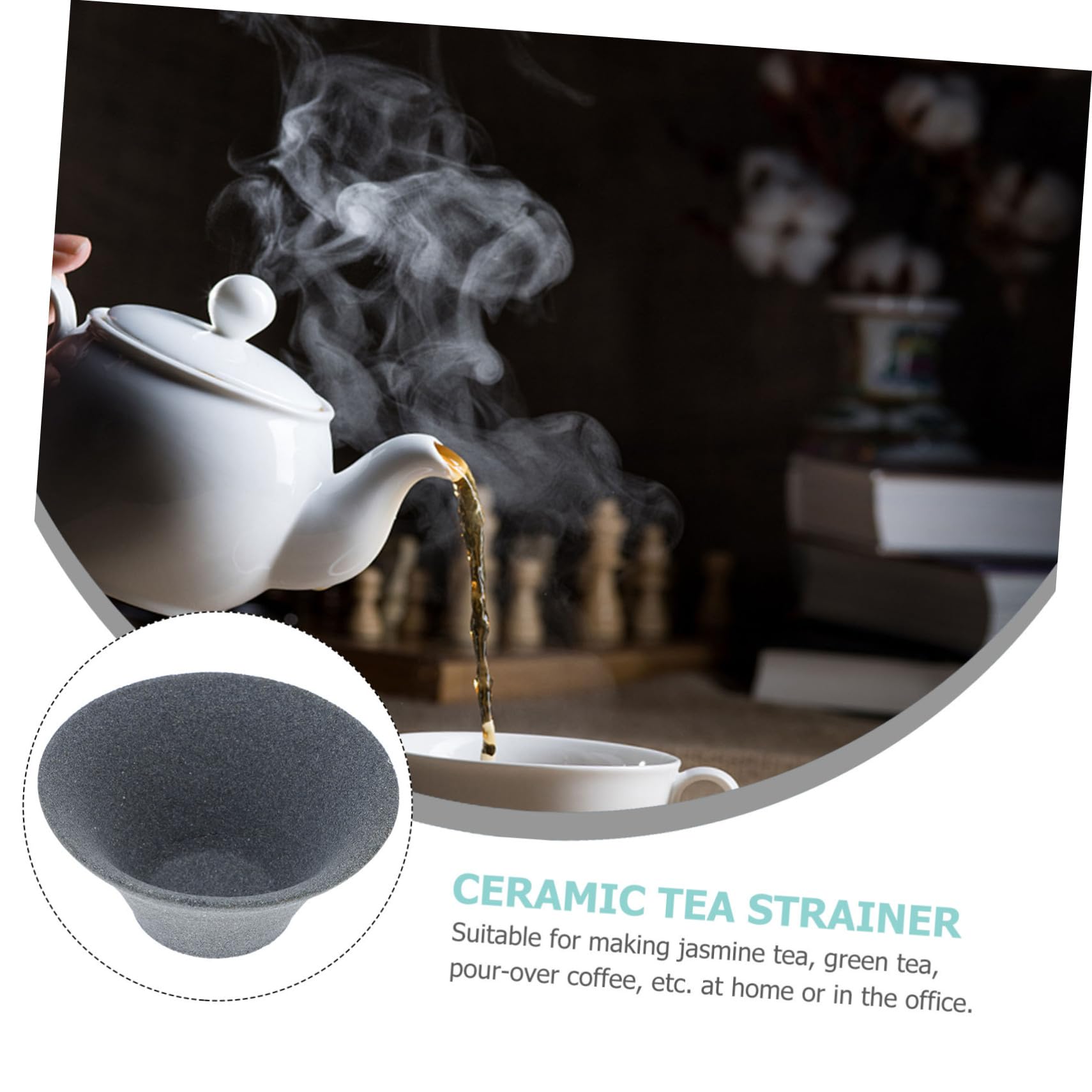 Foto 4 | Gotero De Café Feltechelectr, Cerámica No Porosa, Gris Claro - Venta Internacional.
