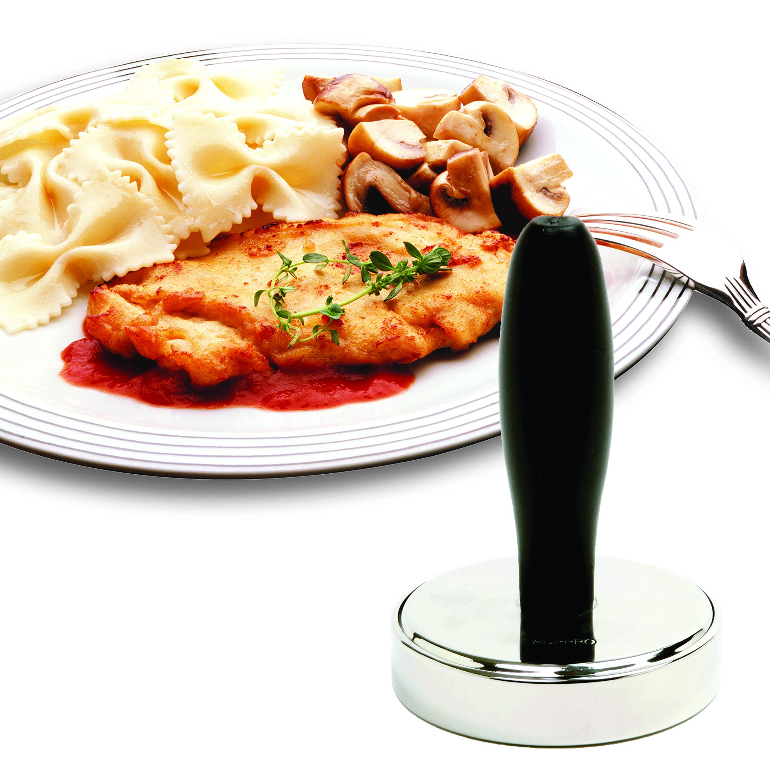 Foto 5 pulgar | Meat Pounder Norpro Grip-ez Acero Inoxidable Negro/plateado - Venta Internacional.