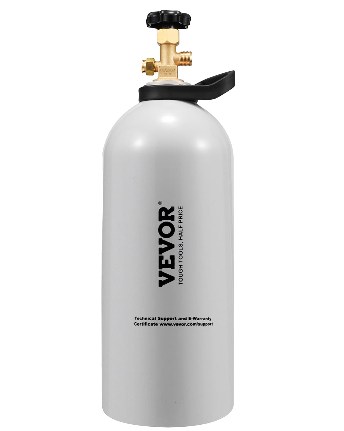 Foto 2 pulgar | Válvula Cga320 De Cilindro De Aleación De Aluminio Vevor De 4,5 Kg Con Tanque De Co2 - Venta Internacional.